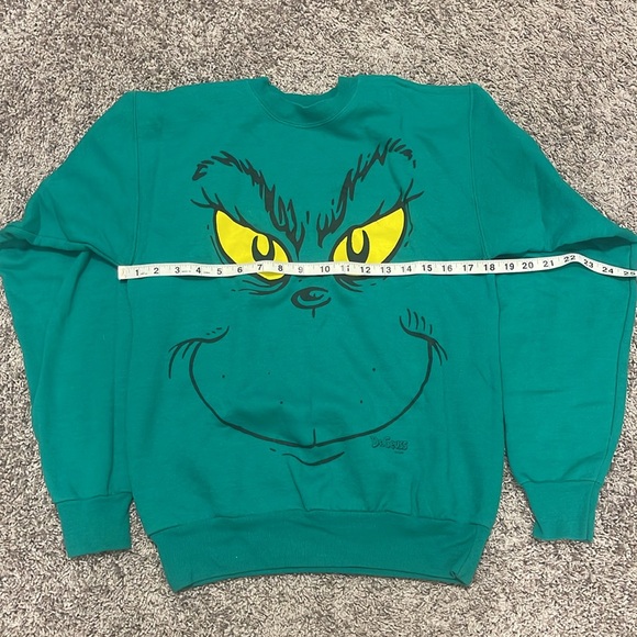 Hanes ComfortBlend Dr. Seuss Grinch Crewneck - Picture 3 of 7